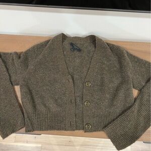 Cropped alpaca wool All Saints Cardigan Sweater Size M